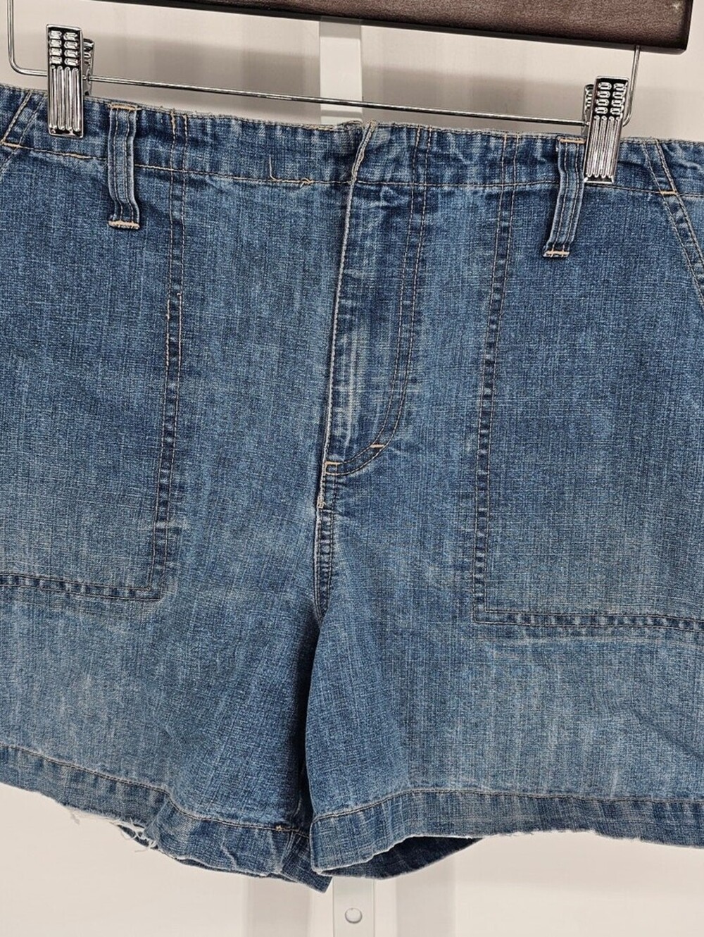 Vintage 1990s Gloria Vanderbilt Womens Sz 10 Blue Jean Denim Shorts